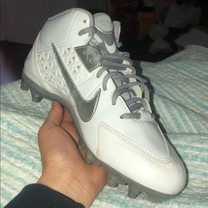 Nike White Cleats Lacrosse